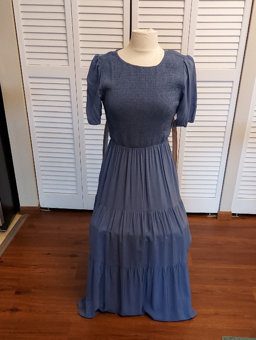 Figure Flattering Monochrome Dress